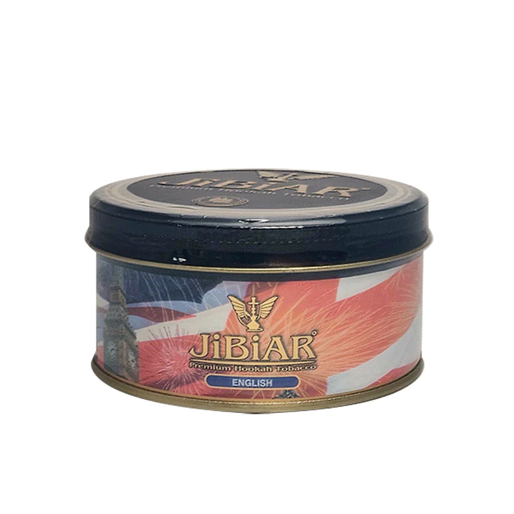 Jibiar hookah tobacco canister on a white background