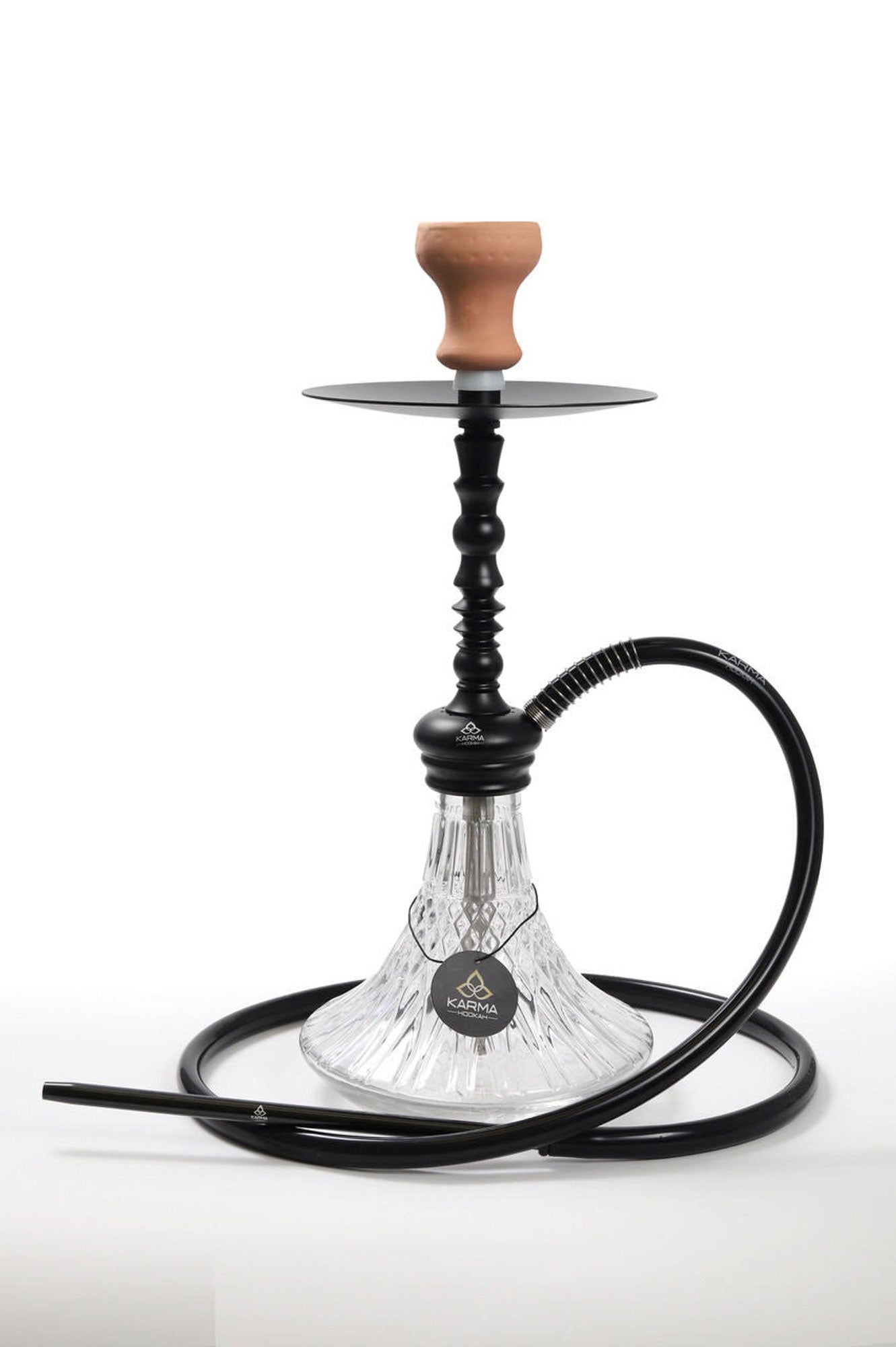 Karma Altair Hookah Full Setup – Black 1 Hose 19-Inch