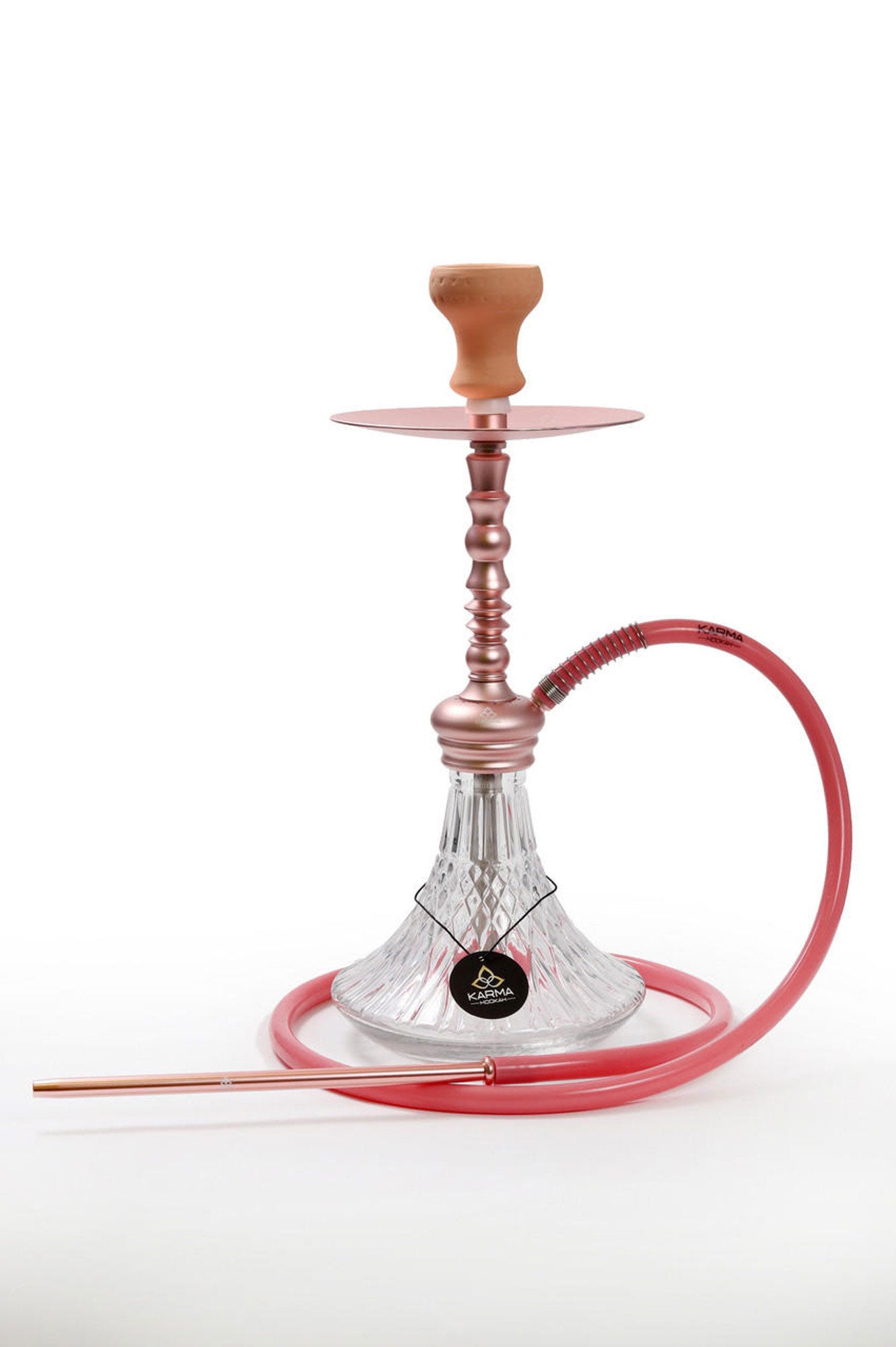 Karma Altair Hookah Full Setup – Pink 1 Hose 19-Inch