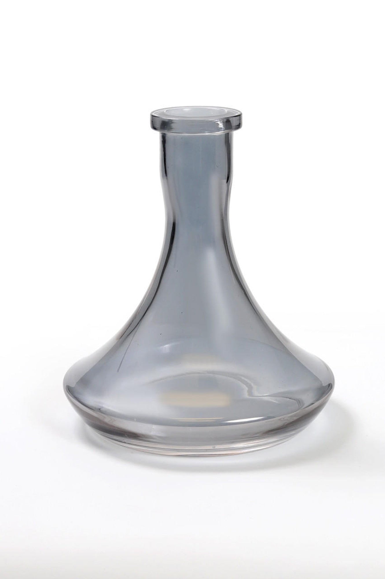 Close-Up of Gray Karma Hookah Glass Base Body