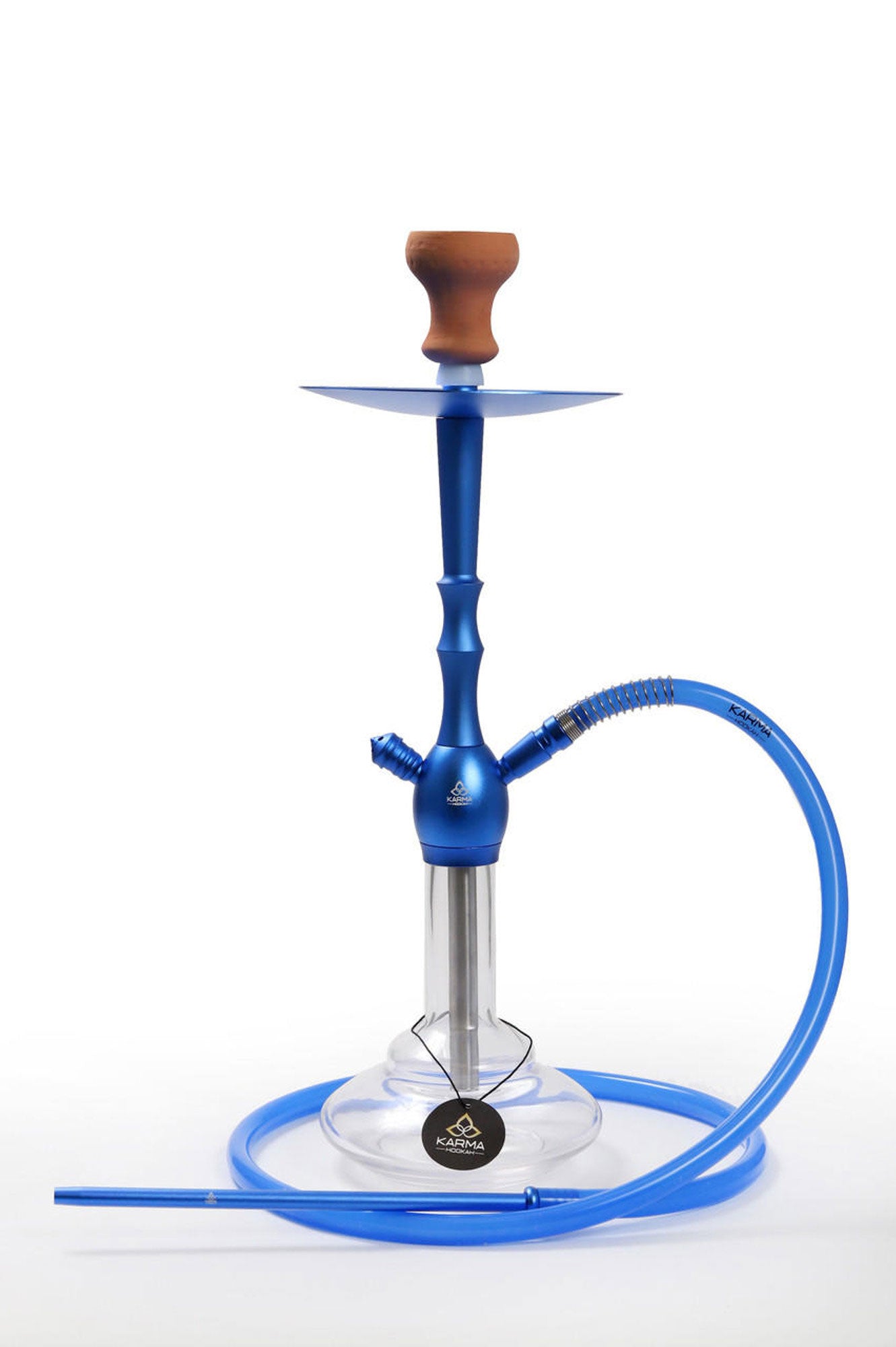 Complete Karma Canopus Hookah setup in blue color