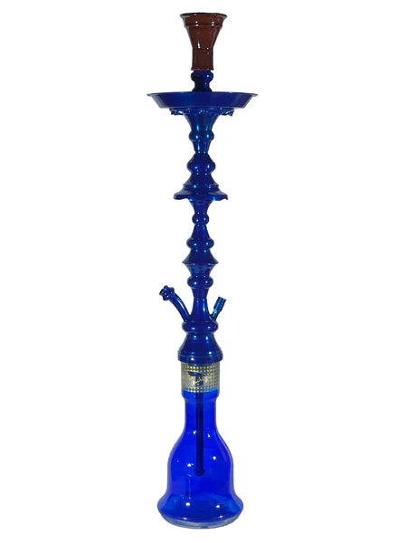Khalil Mamoon Butterfly Hookah Complete Setup in Blue