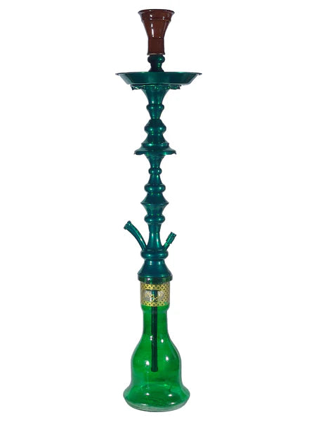 Khalil Mamoon Butterfly Hookah Complete Setup in Green