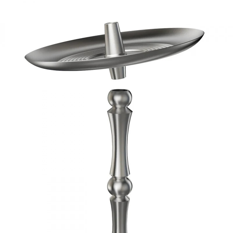 Close up of the signature spherical design element on the Matt Pear Classic Ball Hookah stem