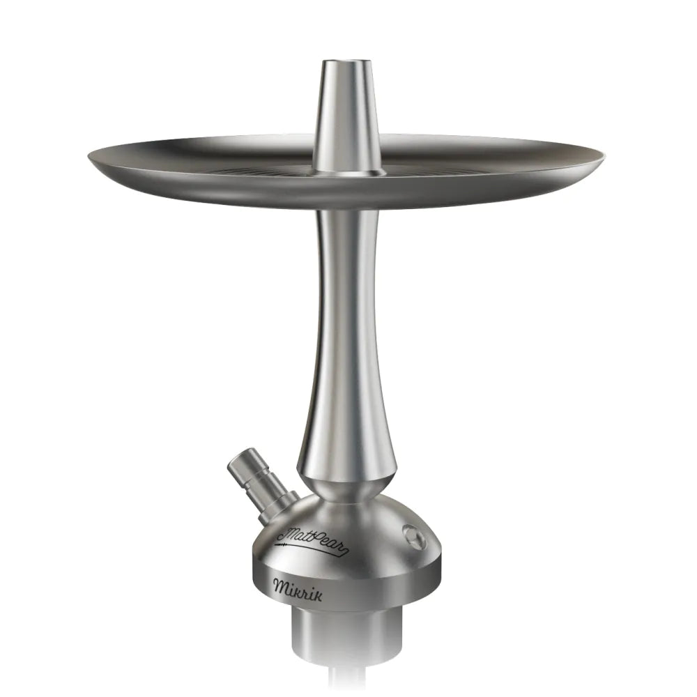 Matt Pear Classic Slim Hookah Mini M Mikrik - Premium Compact Stainless Steel Pipe