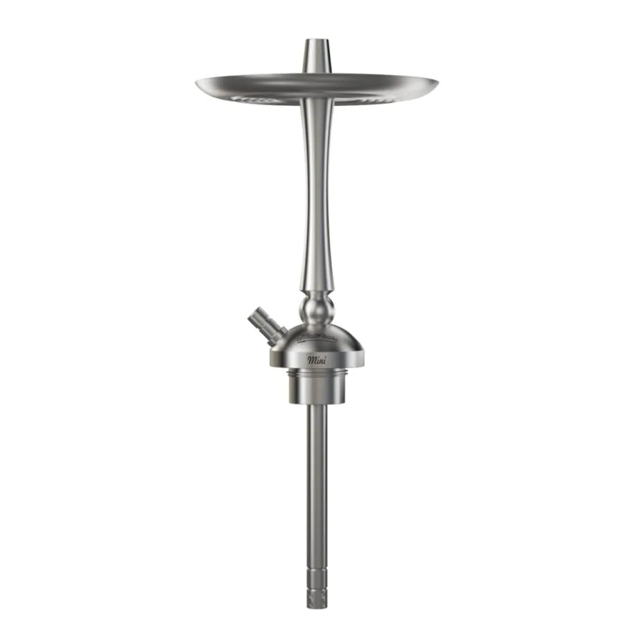 MattPear Ready S travel hookah stem completely disassembled into collapsible parts