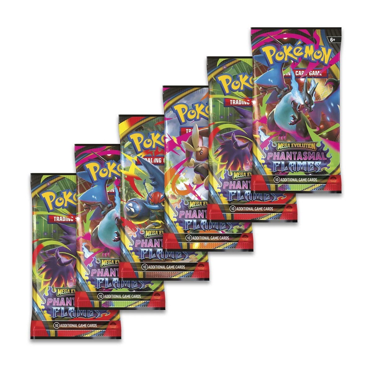 Sealed Phantasmal Flames Booster Pack - 10 Random Pokemon TCG Cards