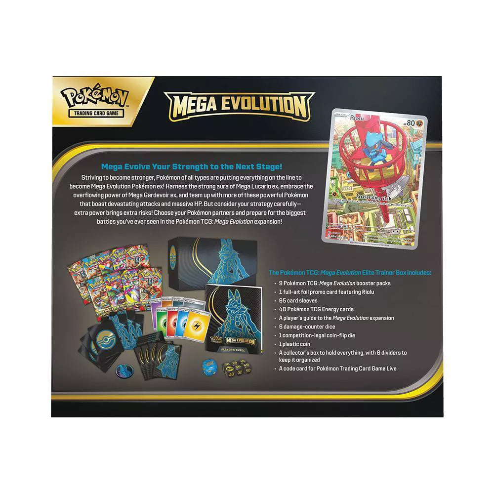 Pokemon Mega Evolution Trainer Box Gardevoir Edition - Elite Trainer Box with 9 Booster Packs