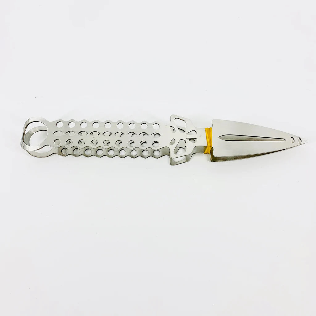 D-Hose Tongs Stainless Steel – Blade Skull Style Full View