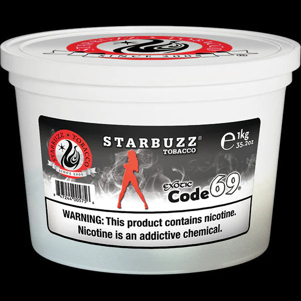 Starbuzz Code 69 1kg - Bulk hookah tobacco with a refreshing citrus and fruit blend.