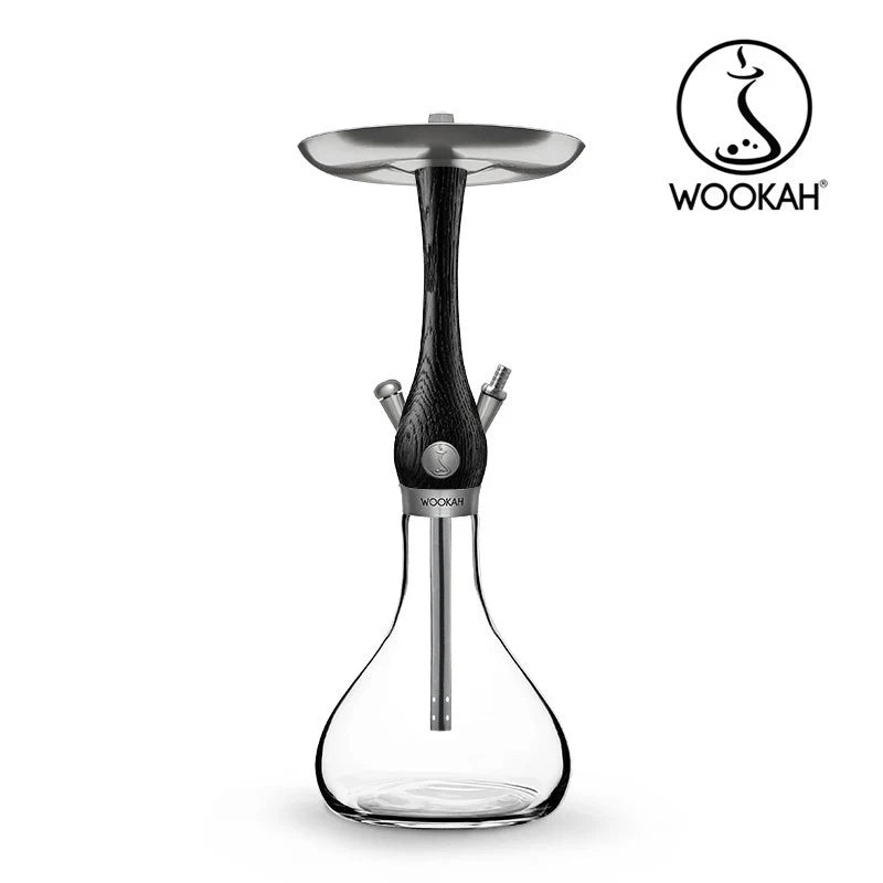 Wookah Mini Smooth Nox Hookah with clear glass base