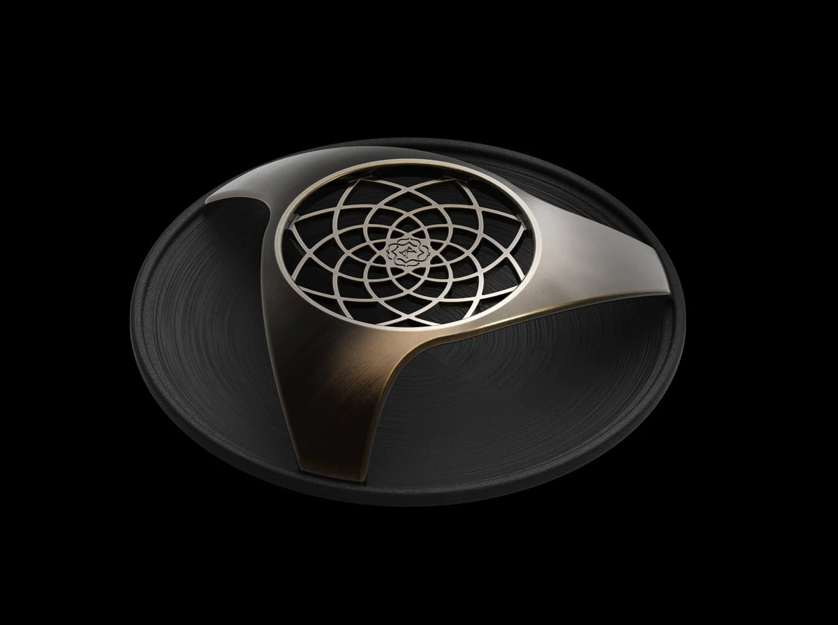 Aeras Bronze Lace Charcoal Holder And Ash Tray - B2 Hookah