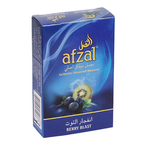 A variety of Afzal Hookah Flavour options, including Pan Raas, Mint Blast, and Double Apple.