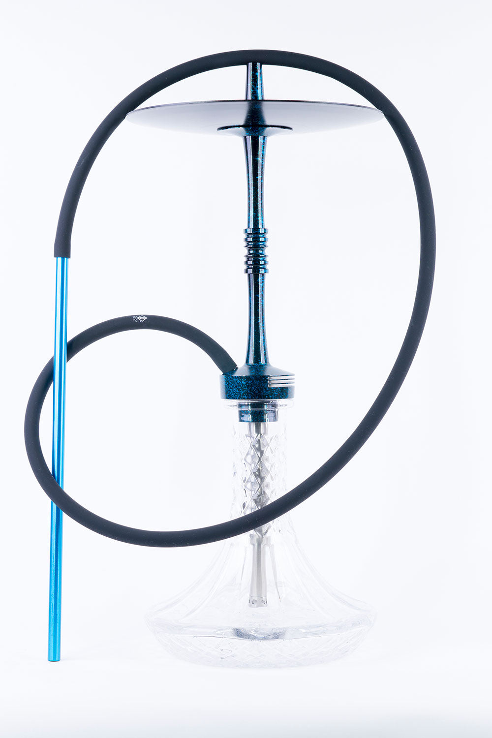 B2 Hookah F-22 v2 - Stem, Tray, Hose, and Carrying Case Included - B2 Hookah