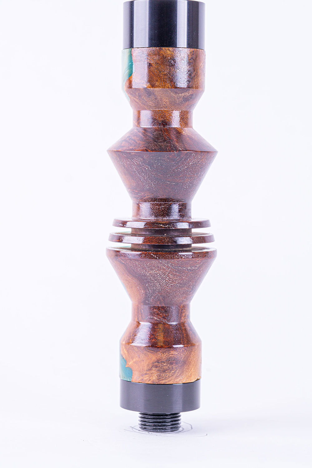B2 Hookah Precious Cut Collection Cotton Candy & Burl Wood - B2 Hookah