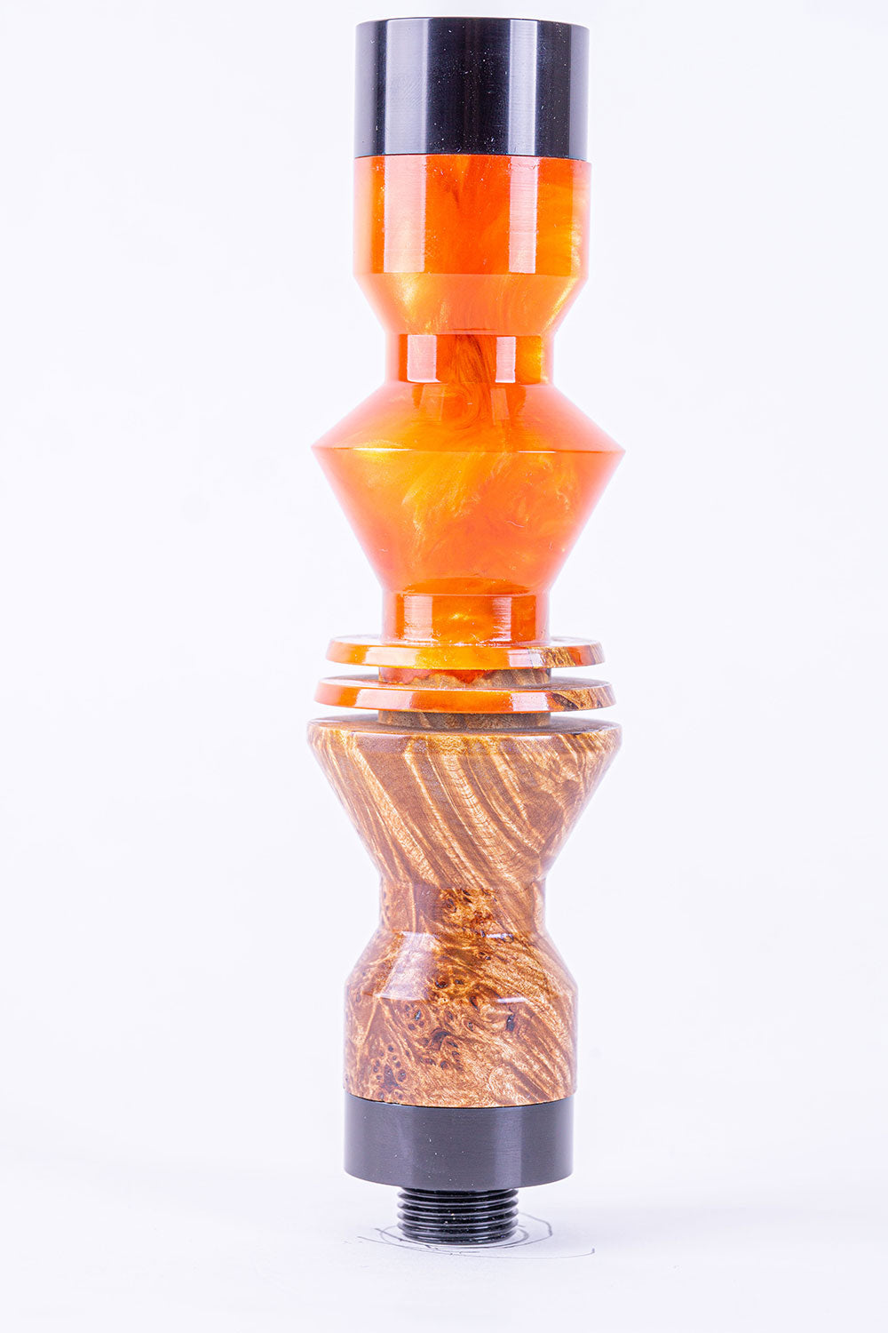 B2 Hookah Precious Cut Collection Melted Mountain & Burl Wood