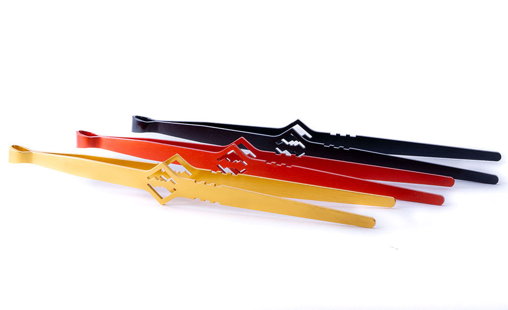B2 Hookah Tongs v5 - Aluminum Anodized Charcoal Tongs - Lightweight and Easy Grip - B2 Hookah