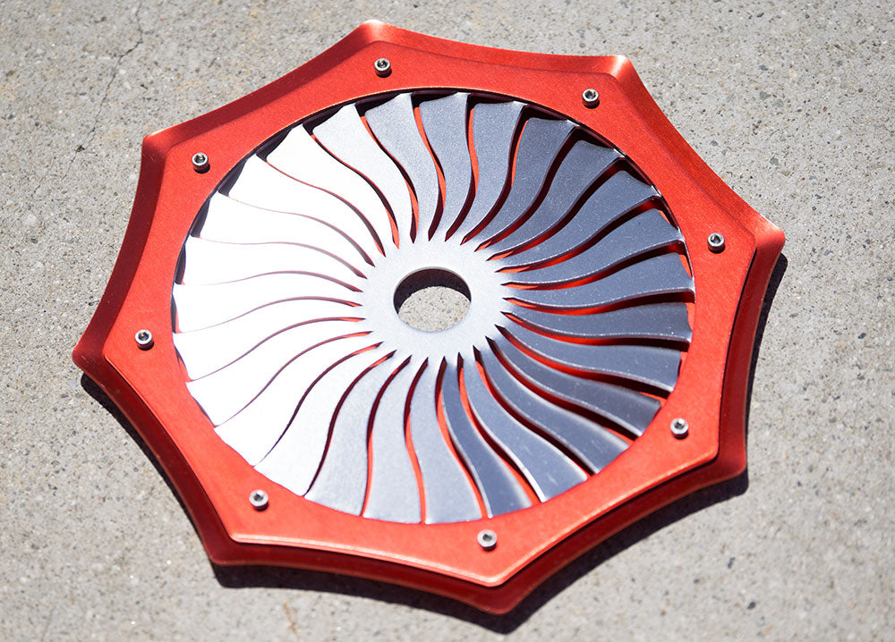 B2 Hookah Turbine Tray - 3 Piece Turbine Tray to Fit the Original B2, F-22, and Reaper. - B2 Hookah