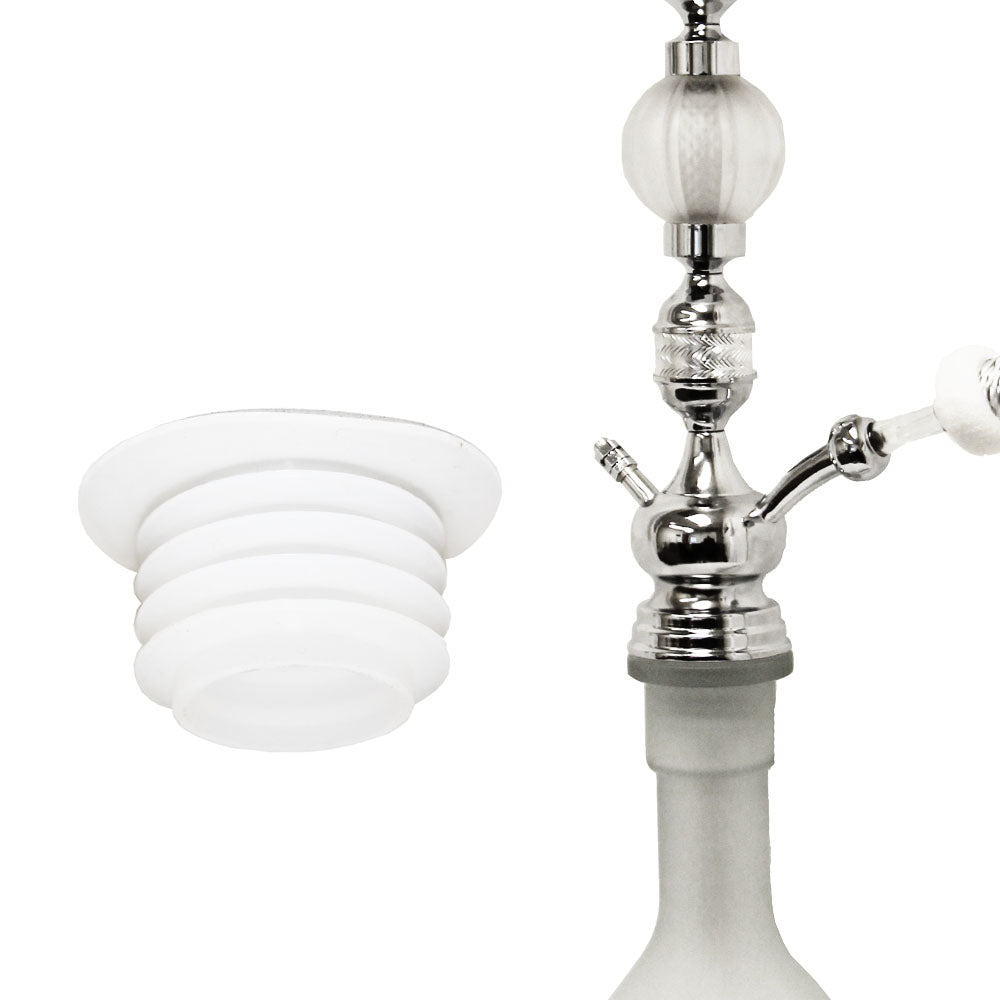 GR17 Inhale Extra Large Silicone Grommet for Jumbo Glass Vase - 1.45" Inner Diameter