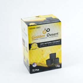 Golden Desert Charcoal 72PC (Cubes) Coconut Charcoal - B2 Hookah