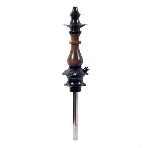 Nutwood Finish – Regal Prince Hookah Stem in Classic Brown Finish