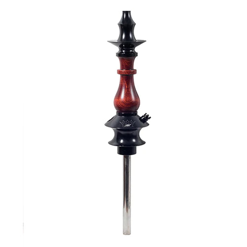 Redwood Finish – Regal Prince Hookah Stem in Rich Red Woodgrain