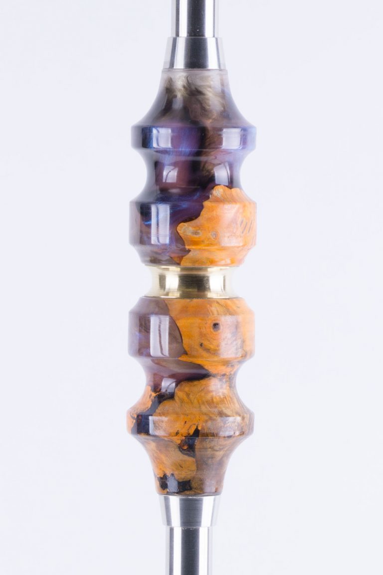 B2 Hookah SS-Inox PCC Hallmark with Brass Insert - B2 Hookah