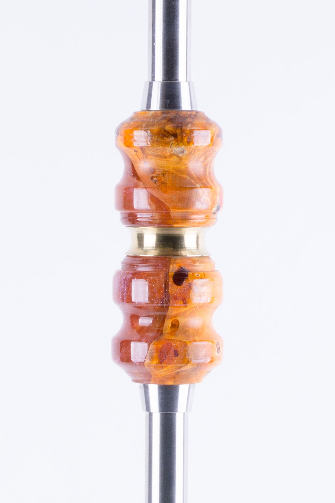 B2 Hookah SS-Inox PCC Orange Juice with Brass Insert - B2 Hookah