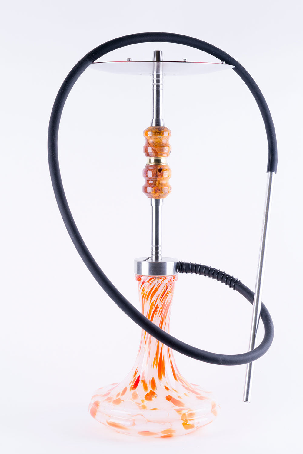 B2 Hookah SS-Inox PCC Orange Juice with Brass Insert - B2 Hookah