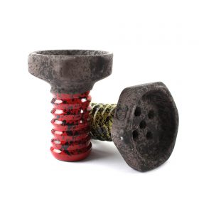 Telamon Evil Screw Clay Hookah Bowl - B2 Hookah