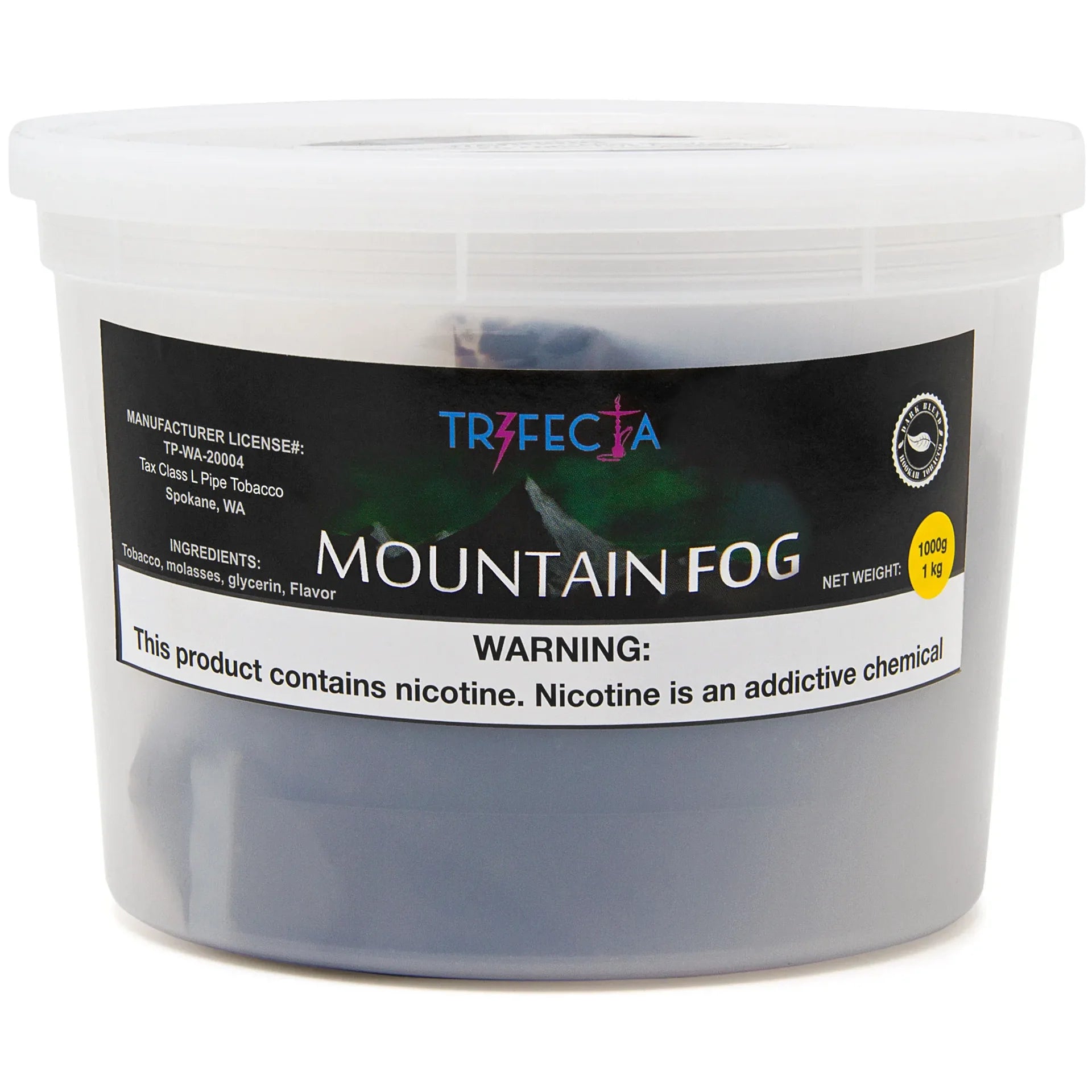 Trifecta Tobacco Shisha Blonde Leaf - Hookah Flavor by Trifecta 1000g (1 Kilogram) - B2 Hookah