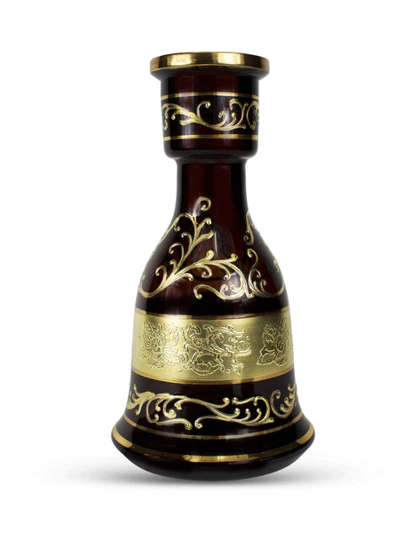 Zahrah Premium Bohemian Crystal Czech Republic Egyptian Style Bases - B2 Hookah