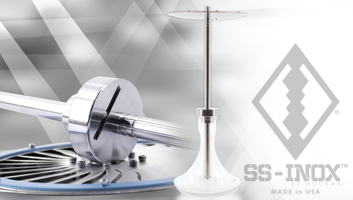 The SS INOX: The First American Made Stainless Steel Hookah