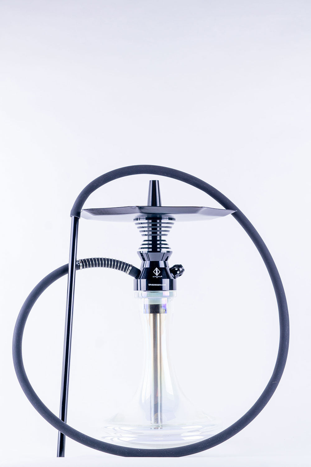 "B2 Hookah – a precision-engineered stainless steel hookah with modular design.