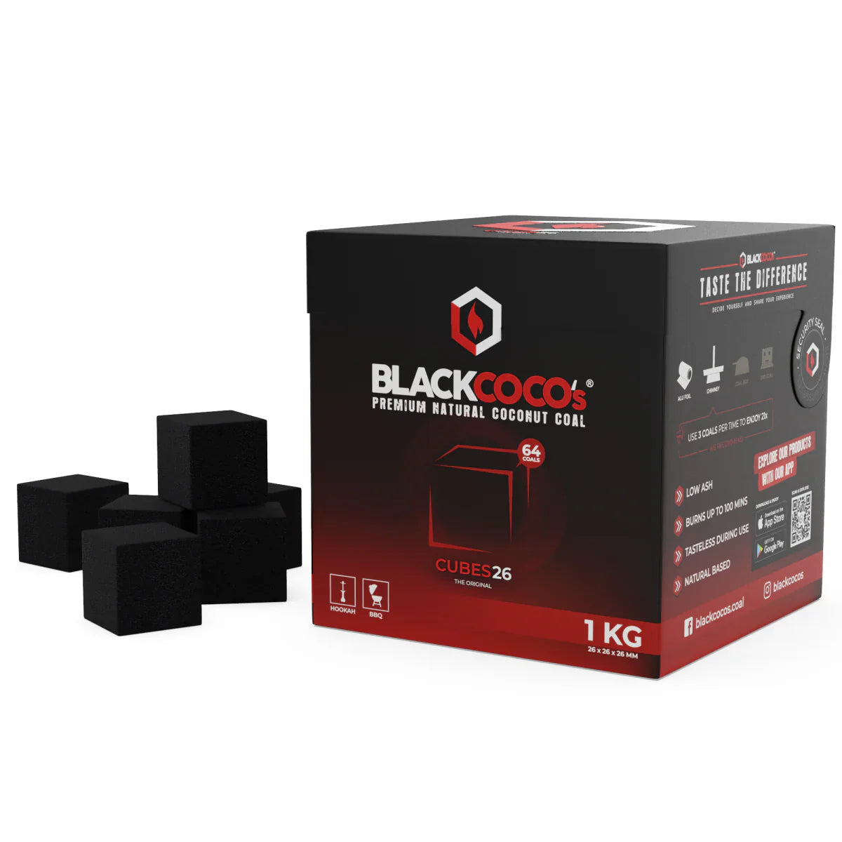 Blackcoco's Charcoal Hookah Collection - Natural Coconut Coals for Shisha