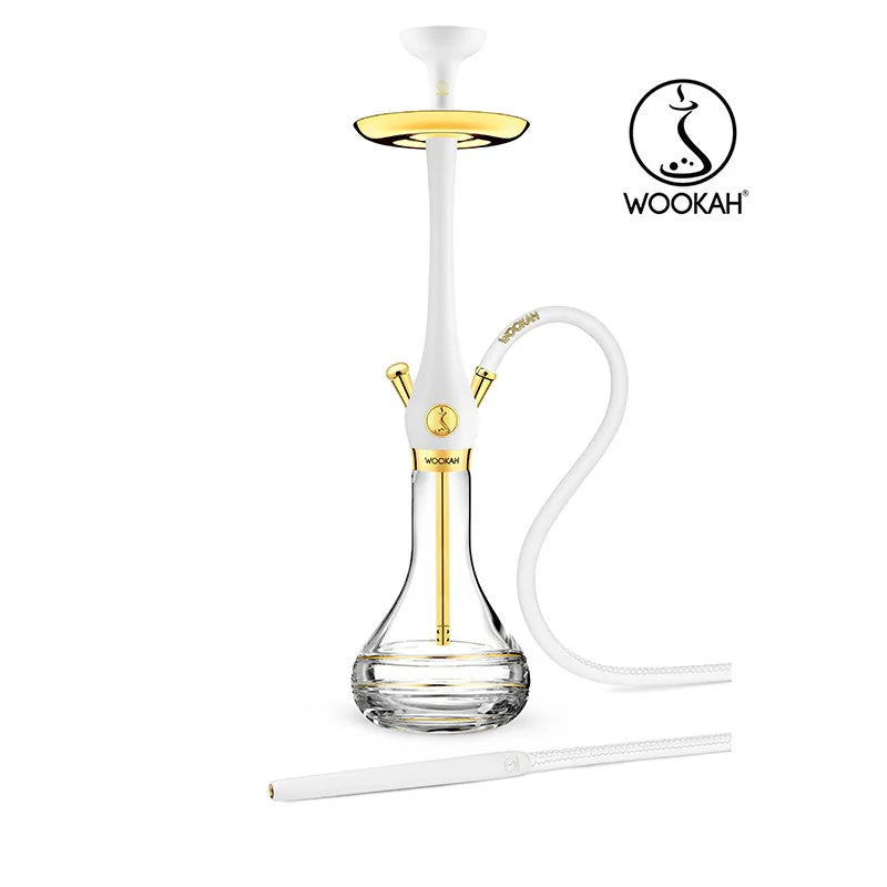 Wookah 24K Gold-Plated Royal White Set - wookah 24k gold-plated royal white set