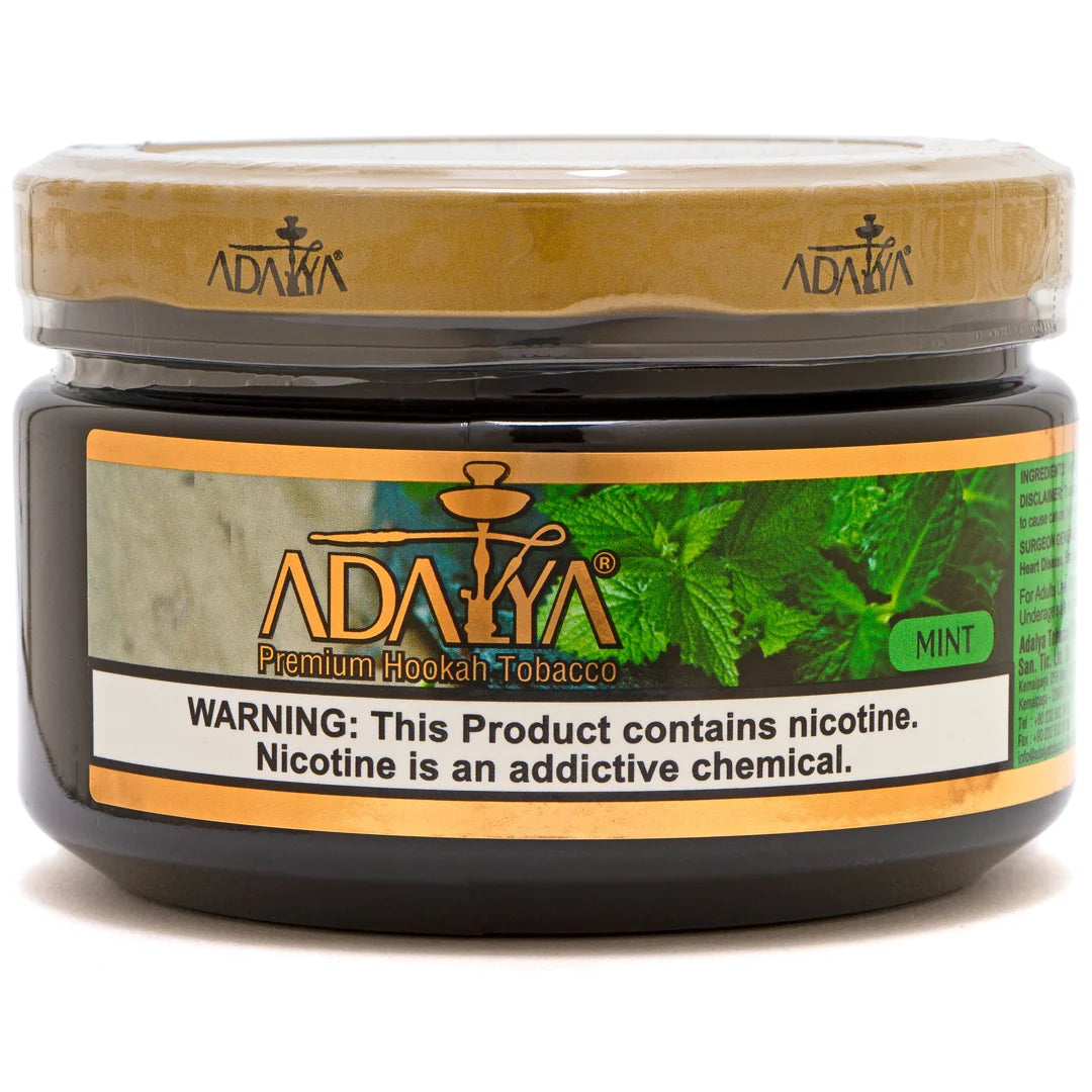 Adalya Mint hookah flavor with pure and refreshing mint.