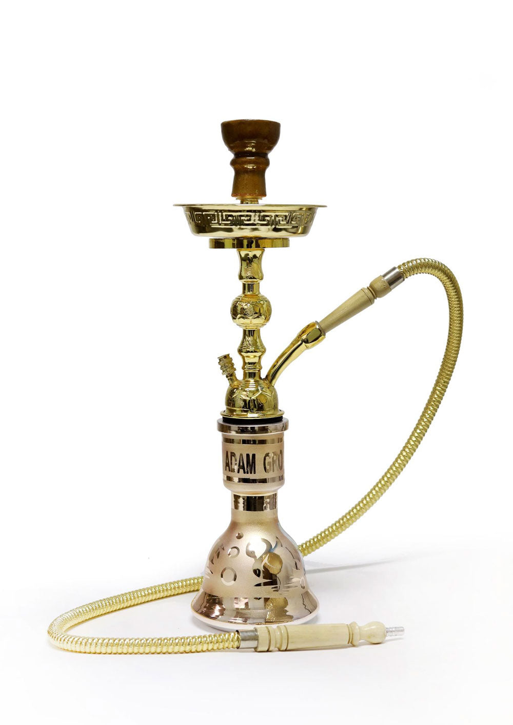 Adam Group Safari Lux Kora Gold Hookah – Full Set 23 Inch