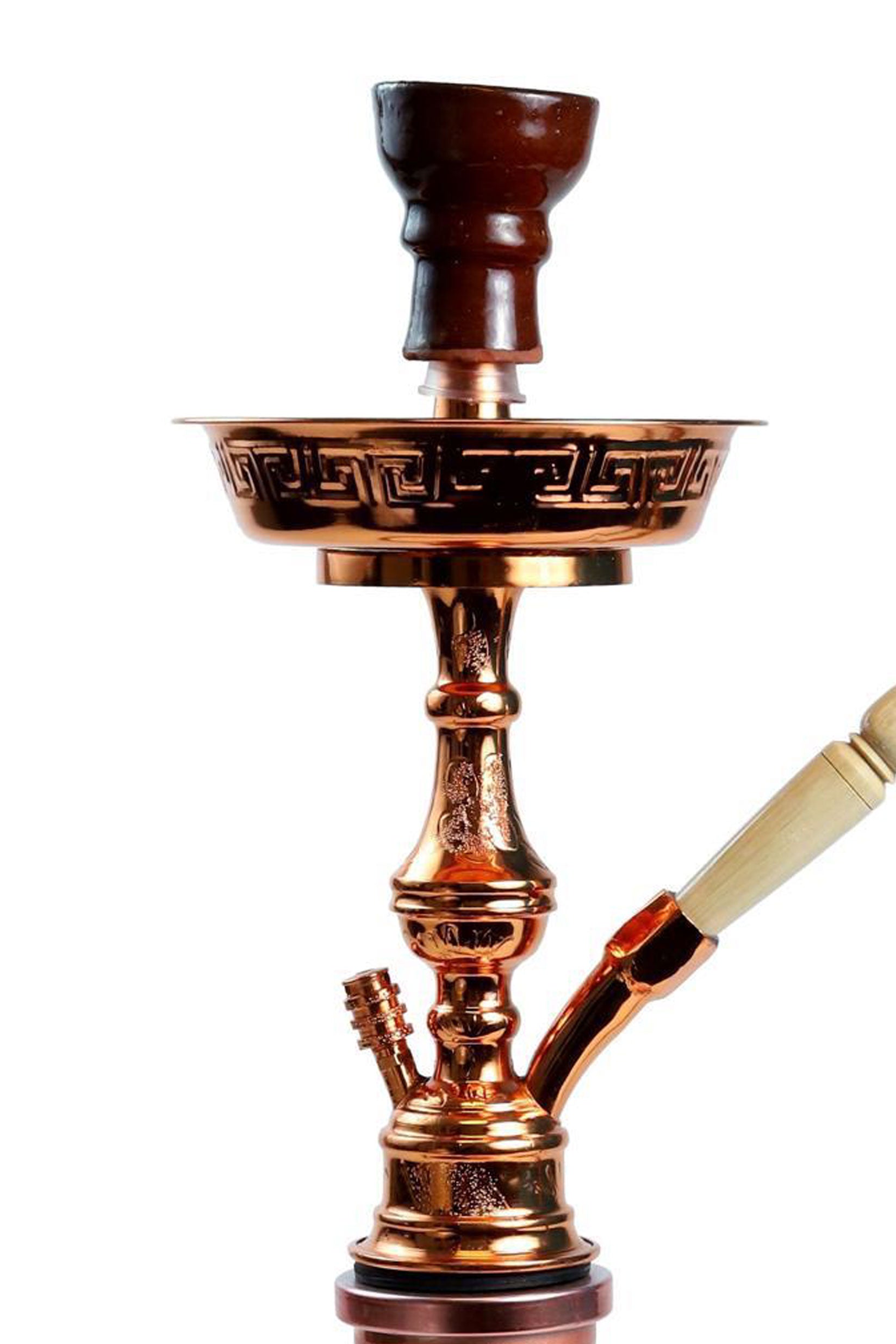 Fancy Copper Color Egyptian Hookah - Smokes Amazing