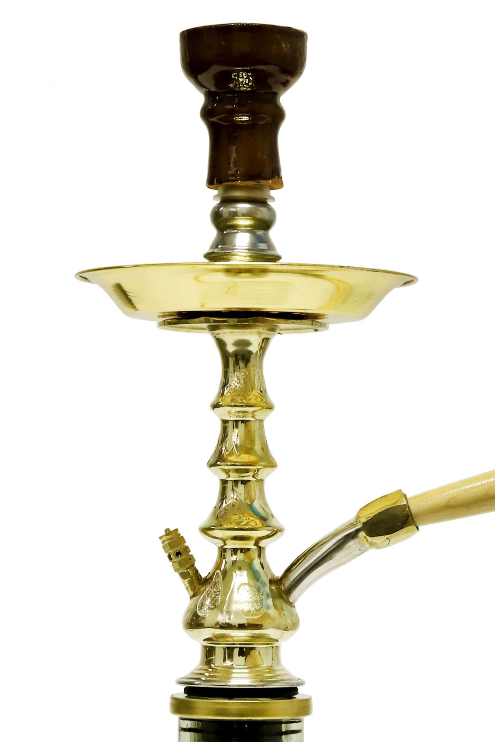 Adam Group Safari Hookah with Tree Trunk Design – Side Angle