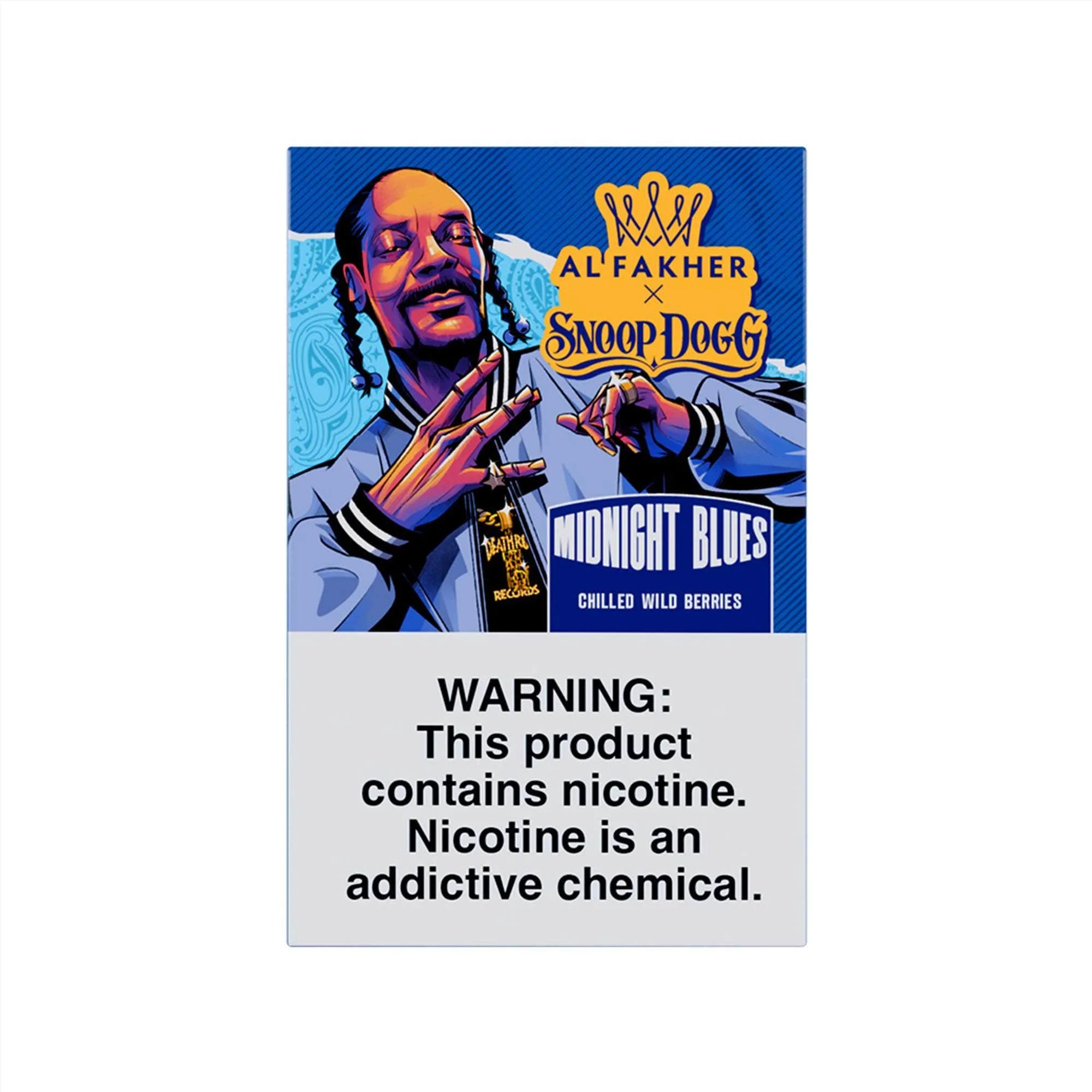 Snoop Dog Flavor Al Fakher Midnight Blues berry iced hookah 50g