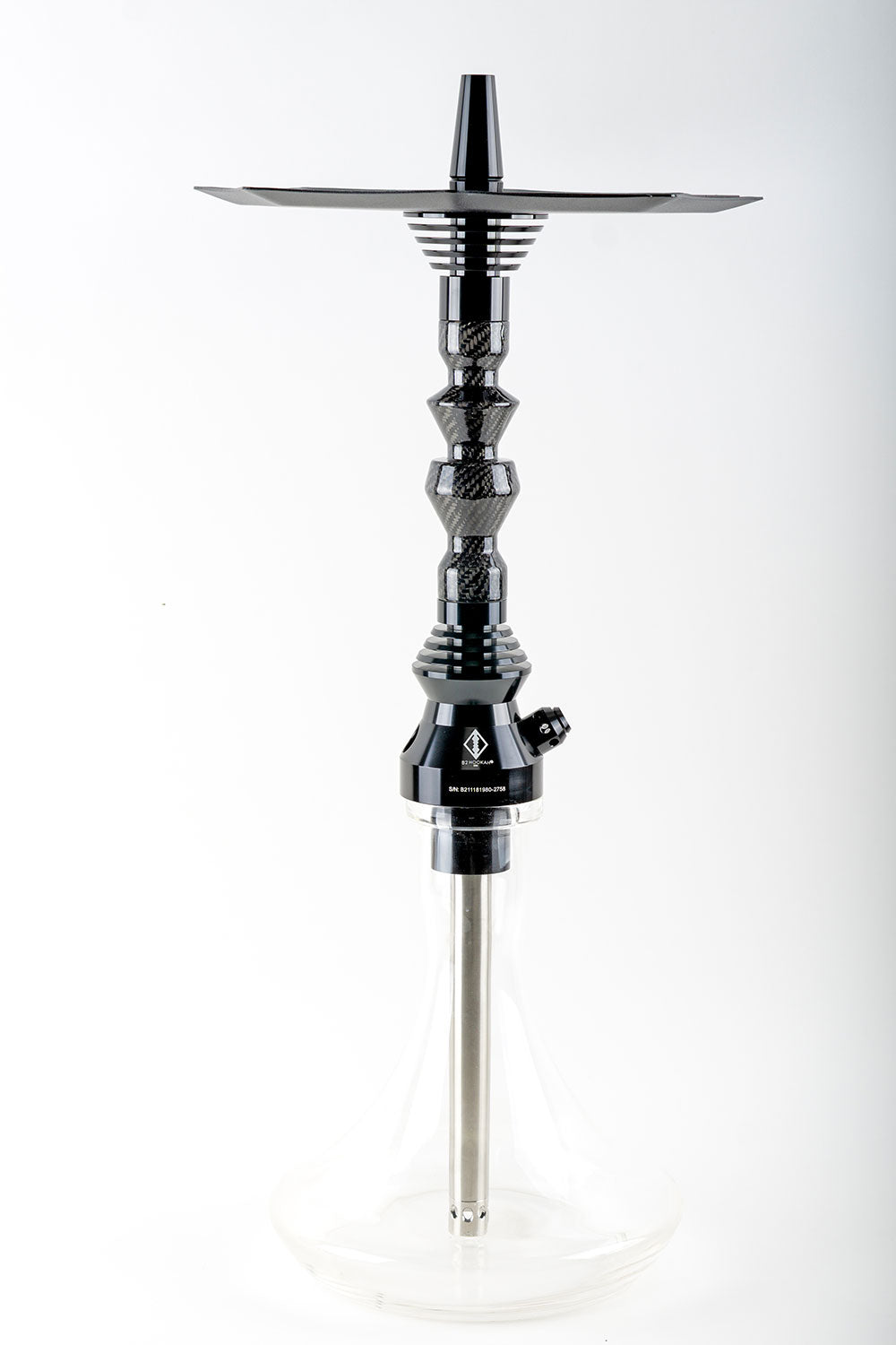 B2 Hookah Carbon6061 - Anodized Aluminum + Carbon Fiber - Premium Hookah in-Stock & Ready to Ship! - B2 Hookah