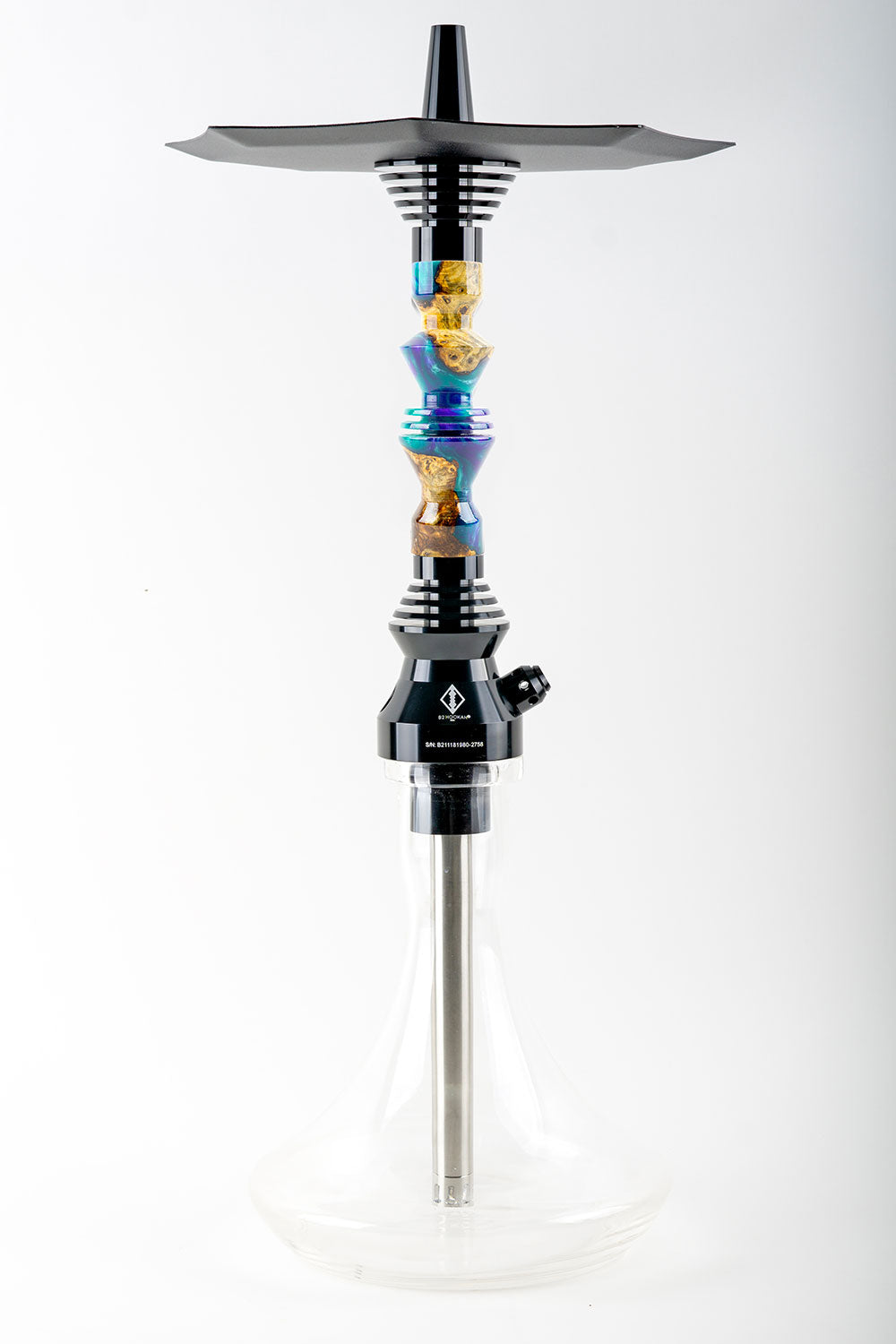 B2 Hookah v5 Precious Cut Collection Aquatic Cove