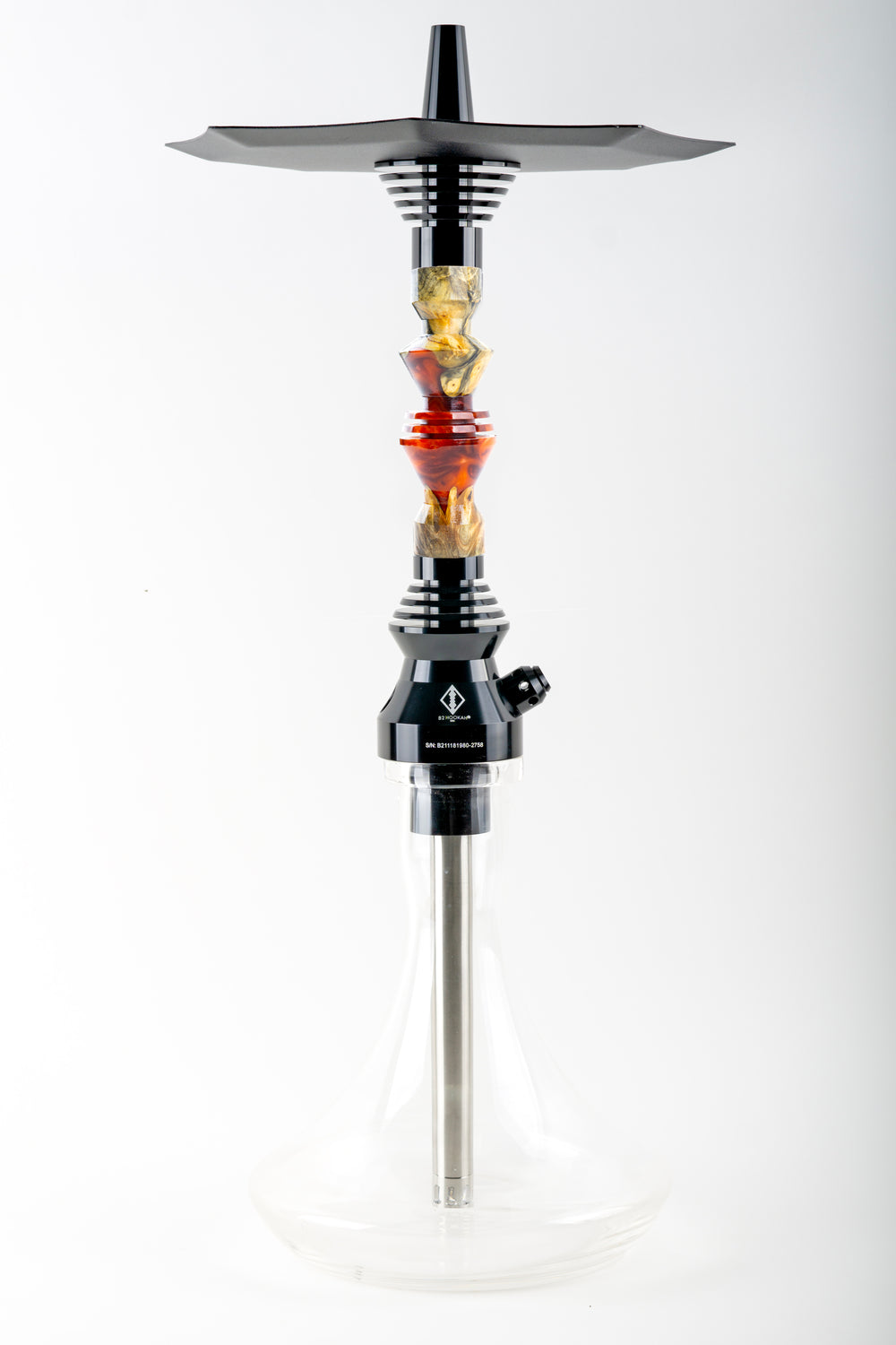 B2 Hookah v5 Precious Cut Collection Inferno Abyss