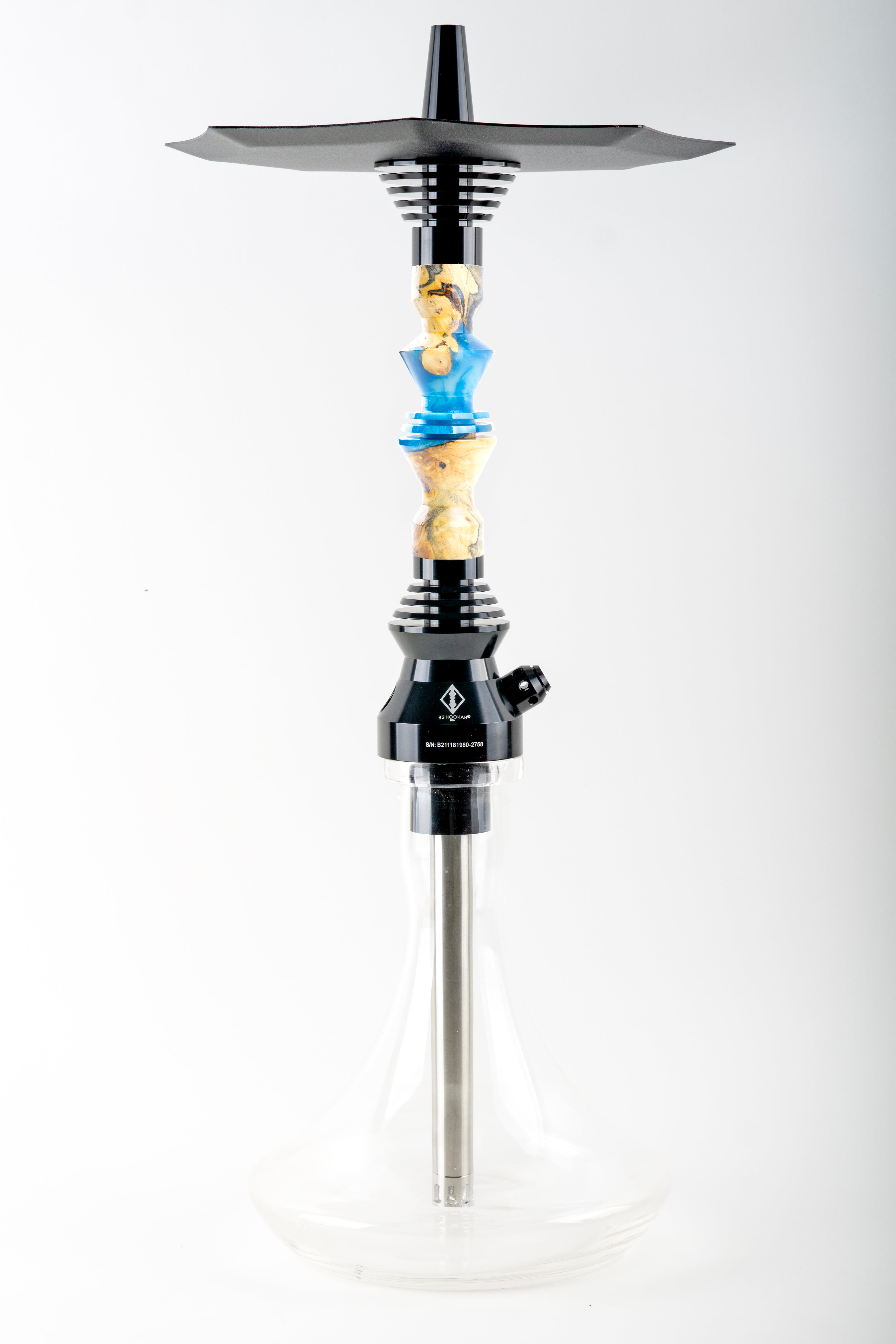 B2 Hookah v5 Precious Cut Collection Isleview Lagoon