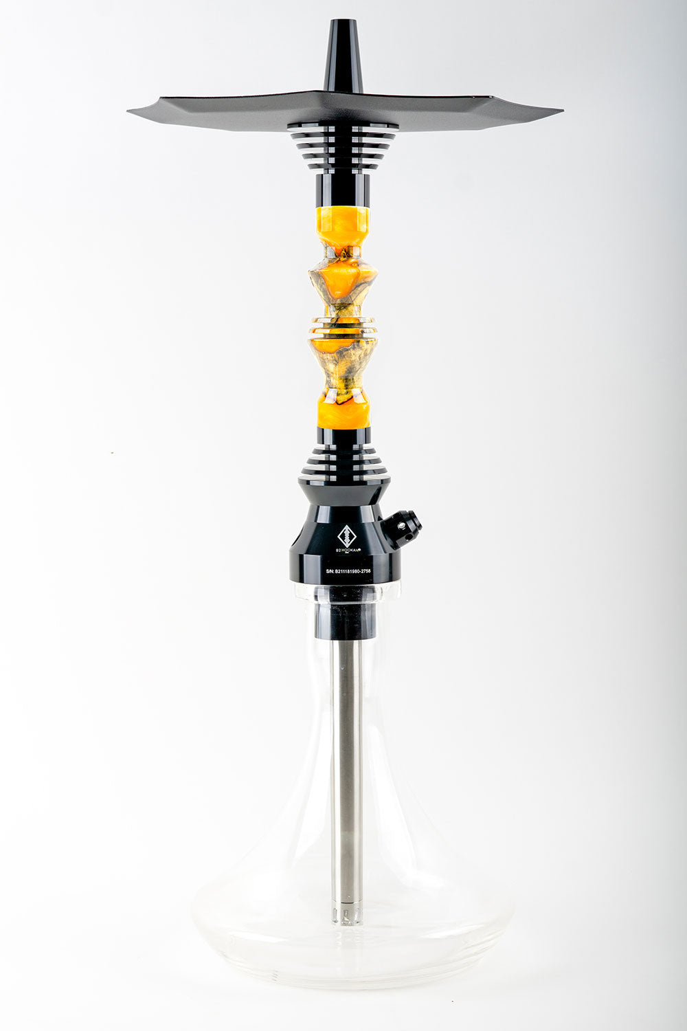 B2 Hookah v5 Precious Cut Collection Orange Creamburst