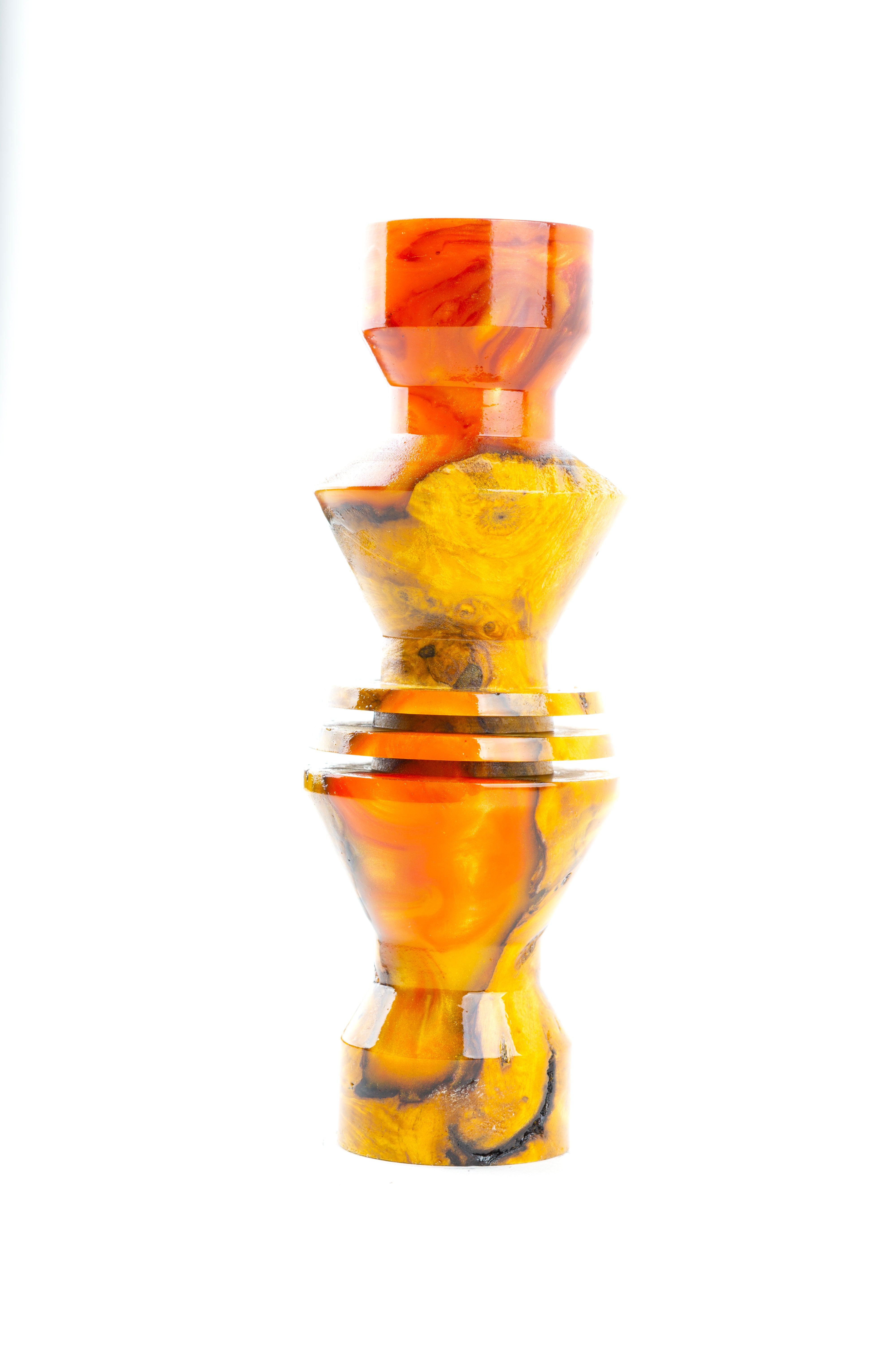 B2 Hookah v5 Precious Cut Collection Solar Blaze