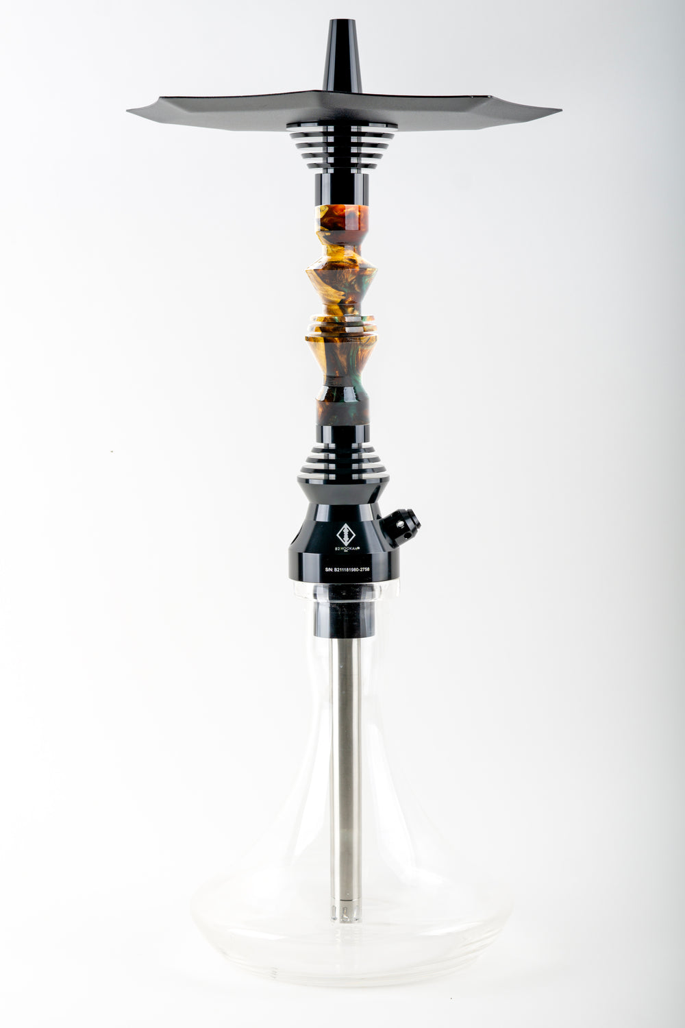 B2 Hookah v5 Precious Cut Collection Tropic Rush
