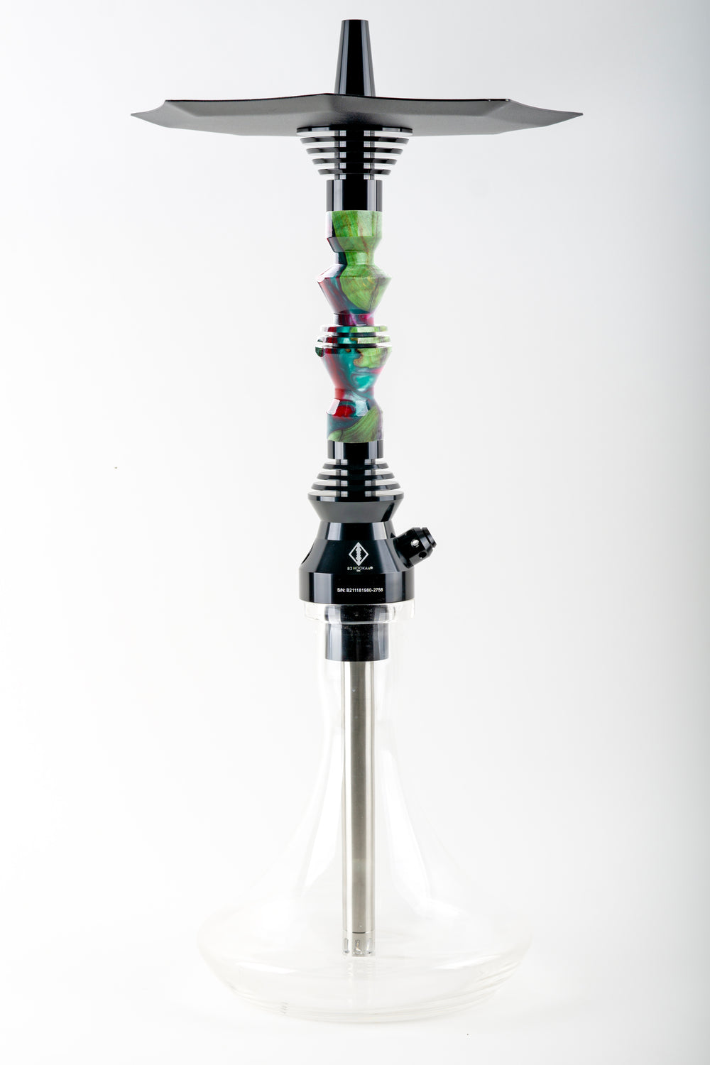 B2 Hookah v5 Precious Cut Collection Tropical Mirage