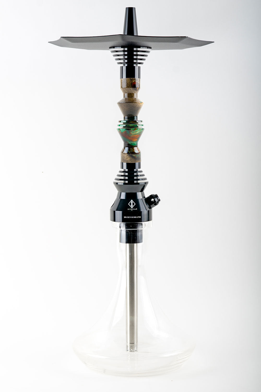 B2 Hookah v5 Precious Cut Collection Verdant Bronze